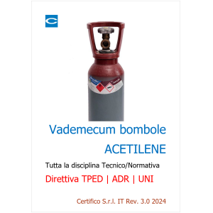 Vademecum bombole trasportabili Acetilene
