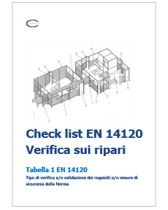 Check list EN ISO 14120 Table 1