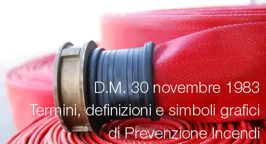 DM 30 novembre 1983 DM 30 novembre 1983