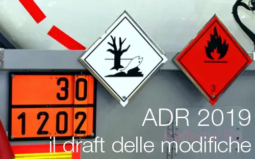 ADR 2019 draft modifiche ADR 2019 draft modifiche