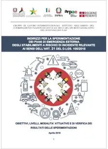 Indirizzi piani emergenza rischio incidente rilevante