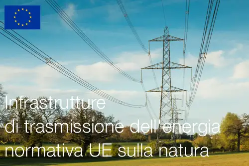 Infrastrutture energia  UE natura