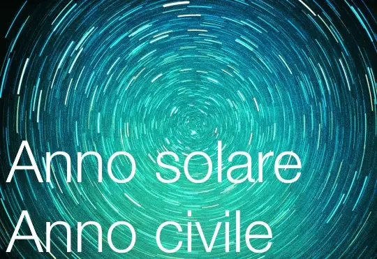 Anno solare e anno civile | Definizioni
