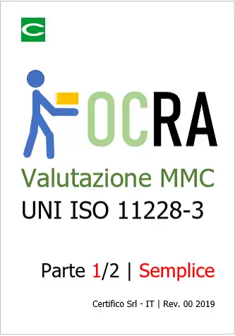 Rischio MMC ISO 11228 3 OCRA Semplice Rischio MMC ISO 11228 3 OCRA Semplice