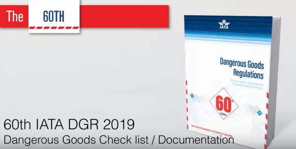 60th IATA DGR 2019 check list 60th IATA DGR 2019 check list