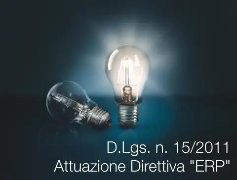 D Lgs n 15 2011 Direttiva ERP D Lgs n 15 2011 Direttiva ERP