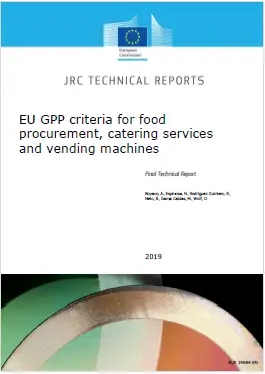 EU GPP criteria for food procurement  catering services and vending machines