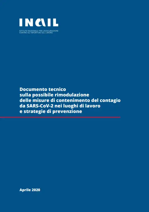 Documento tecnico INAIL 23 04 2020 Documento tecnico INAIL 23 04 2020