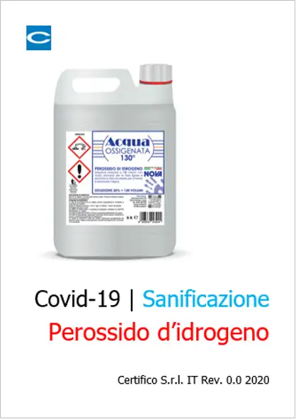 Covid 19 Sanificazione perossido d idrogeno