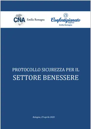 Protocollo settore benessere