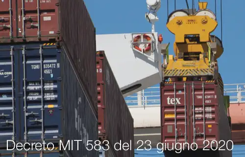 Decreto MIT 583 del 23 giugno 2020 Decreto MIT 583 del 23 giugno 2020
