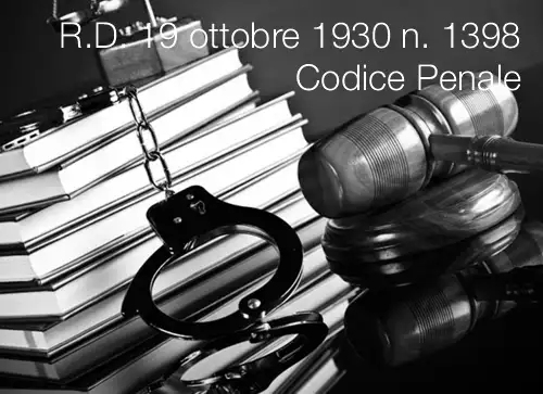 Regio Decreto 19 ottobre 1930 n 1398 Regio Decreto 19 ottobre 1930 n 1398