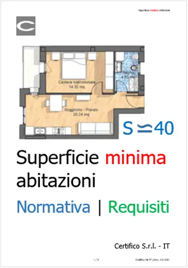 Superficie minima abitazioni | Normativa e requisiti