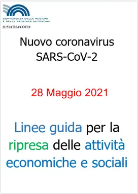 Linee guida riaperture 28 05 2021 Linee guida riaperture 28 05 2021