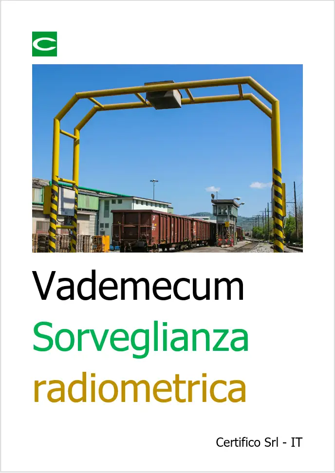 Cover Vademecum sorveglianza radiometrica Cover Vademecum sorveglianza radiometrica