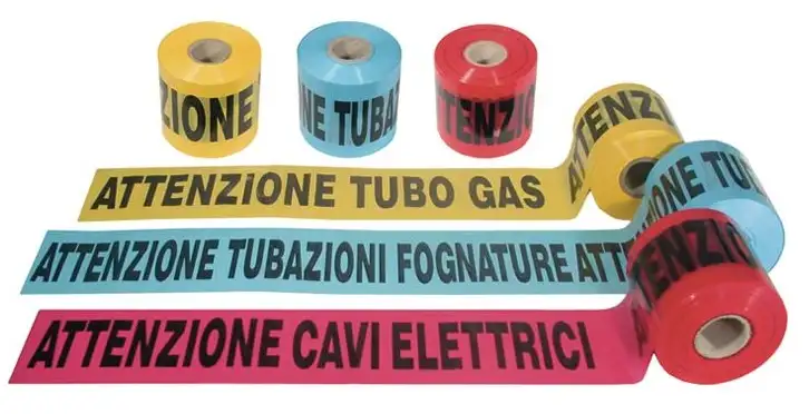 Fig 1 nastro di segnalazione Fig 1 nastro di segnalazione