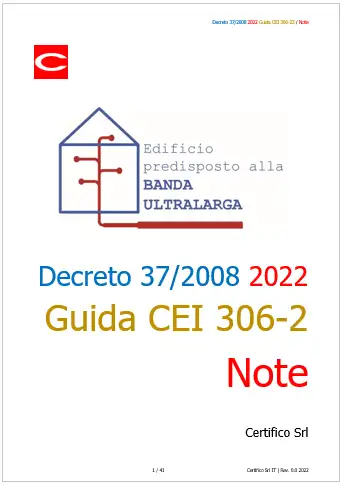 Decreto Impianti 37 2008  2022  e Guida CEI 306 2   Note