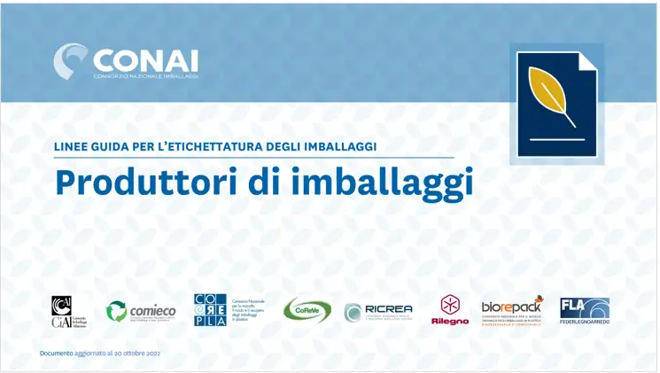 Linee Guida per l etichettatura ambientale i produttori di imballaggi Linee Guida per l etichettatura ambientale i produttori di imballaggi