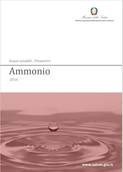 Parametri indicatori qualit nelle acque Ammonio Parametri indicatori qualit nelle acque Ammonio