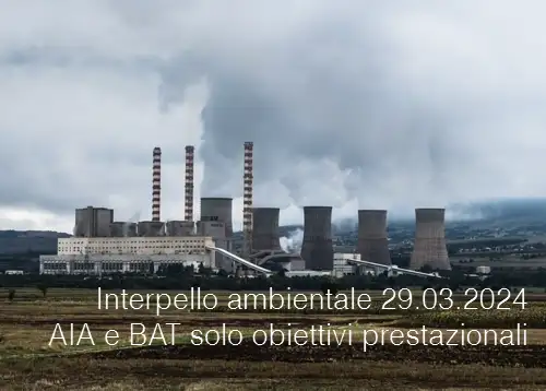 Interpello ambientale 29 03 2024 Interpello ambientale 29 03 2024
