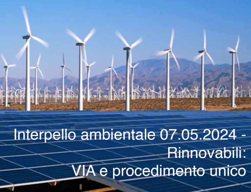 Interpello ambientale 07 05 2024 Interpello ambientale 07 05 2024