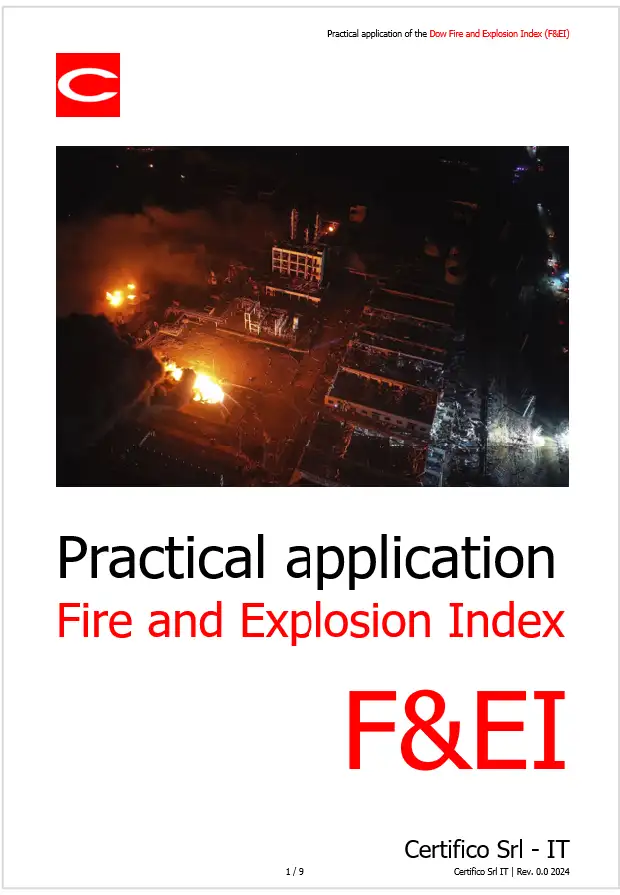 Fire and Explosion Index F EI Fire and Explosion Index F EI