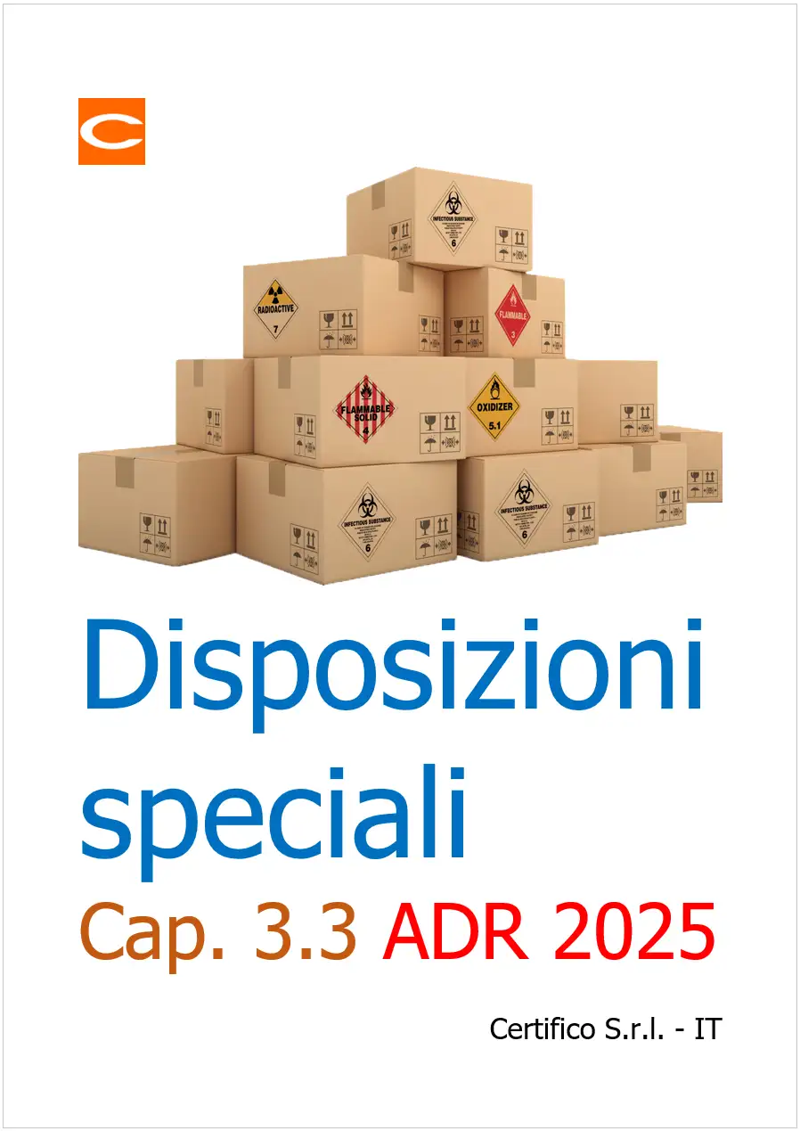 Disposizioni speciali Capitolo 3 3 ADR 2025 Disposizioni speciali Capitolo 3 3 ADR 2025