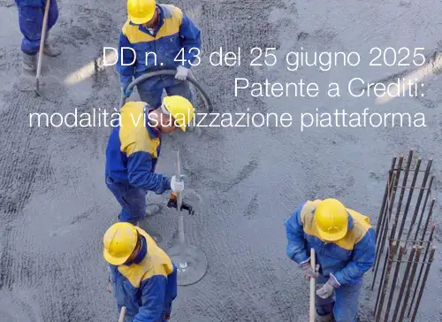 DD n 43 del 25 giugno 2025 DD n 43 del 25 giugno 2025