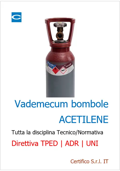 Vademecum  bombole Acetilene 