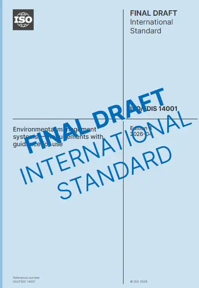 ISO/FDIS 14001 Environmental management systems - Requirements with guidance for use