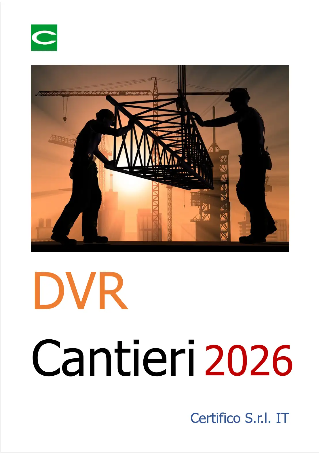 DVR Cantieri: Modello doc DVR Cantieri: Modello doc
