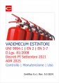 Vademecum estintori Controllo manutenzione uso 2024
