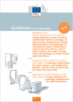 Guidelines Regolations EU  n  811 812 813 814 2013