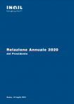 Relazione annuale INAIL 2020