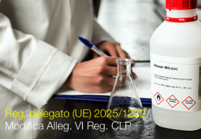Regolamento delegato  UE  2025 1222  Modifica Alleg  VI Reg  CLP