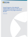 Causal impacts REACH Authorisation process on the use SVHC in the EU