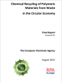 Chemical Recycling of Polymeric Materials from Waste in the Circular Economy