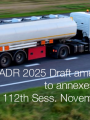 ADR 2025 Draft amendments to annexes A and B WP112