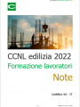 CCNL edilizia 2022 Formazione lavoratori   Note