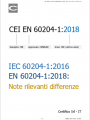 IEC 60204 1 2016   EN 60204 1 2018 Note rilevanti sulle differenze