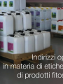 Indirizzi operativi in materia di etichettatura di prodotti fitosanitari