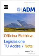Officina Elettrica   Legislazione TU Accise Note