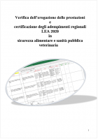 Relazione certificazione LEA 2020 alimenti e veterinaria
