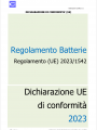 Dichiarazione di conformit  UE Regolamento  UE  2023 1542 Batterie