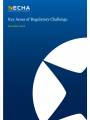 Key Areas of Regulatory Challenge
