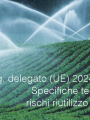 Regolamento delegato  UE  2024 1261 Specifiche tecniche rischi riutilizzo acque